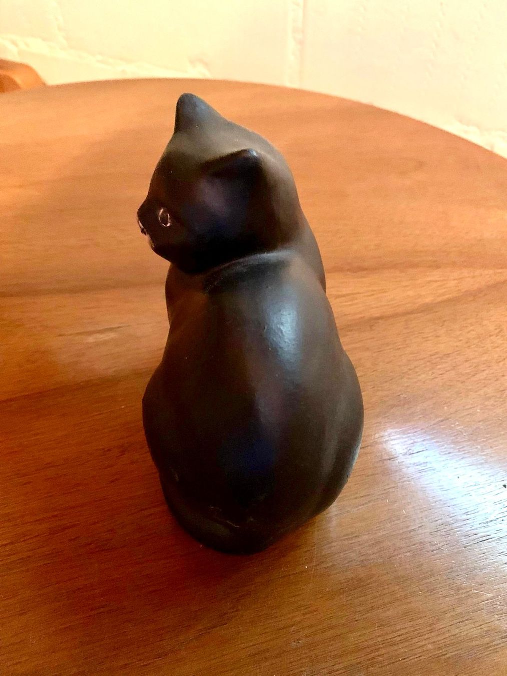 Figurines: schwarze Katze aus Ton Höhe 13.5 cm – D'occasion à Rhäzüns par duudii 4