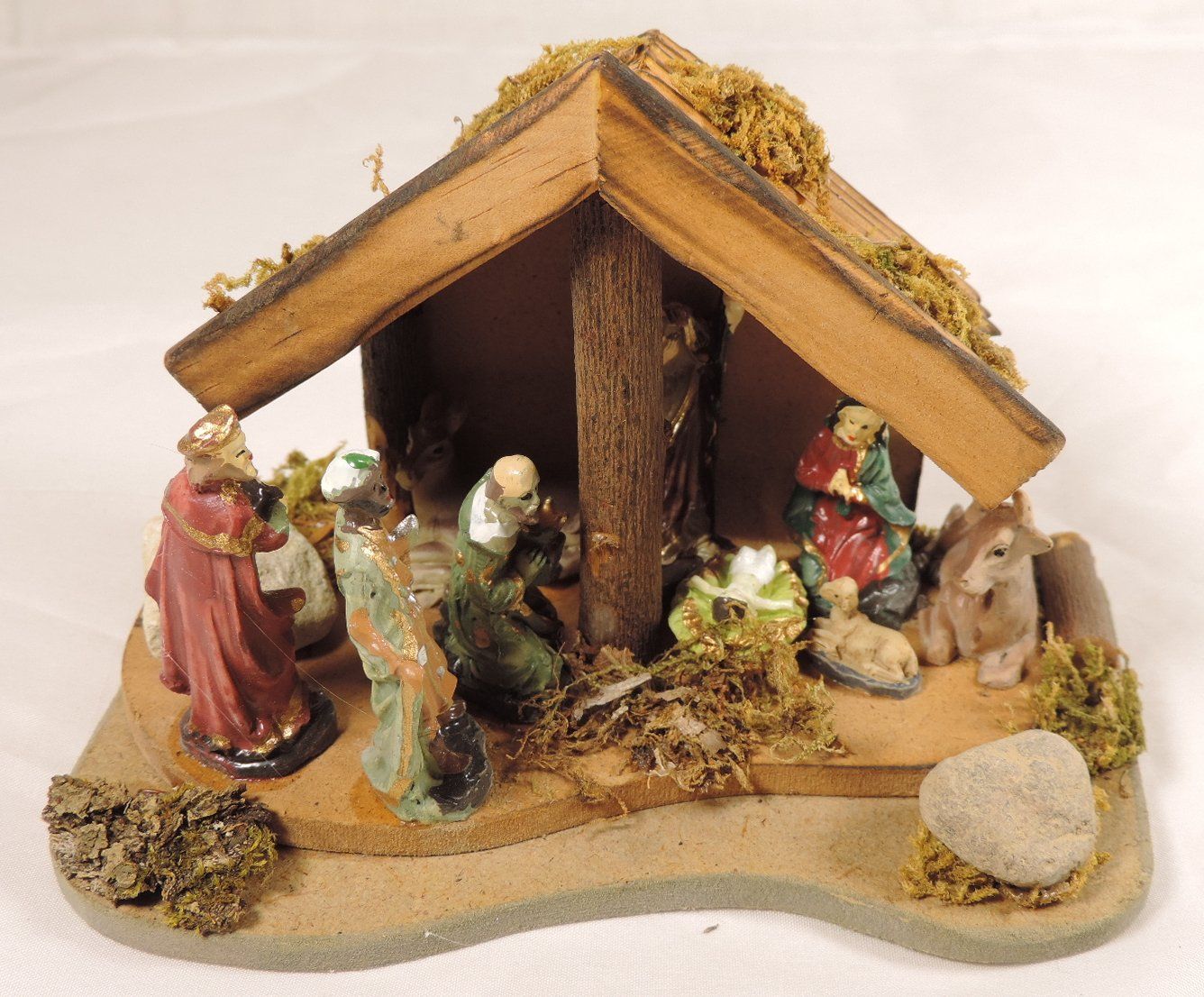 Tutte le decorazioni: neue Weihnachtskrippe aus Holz – Nuovo (secondo la descrizione) da Duggingen venduto da doogbua 3
