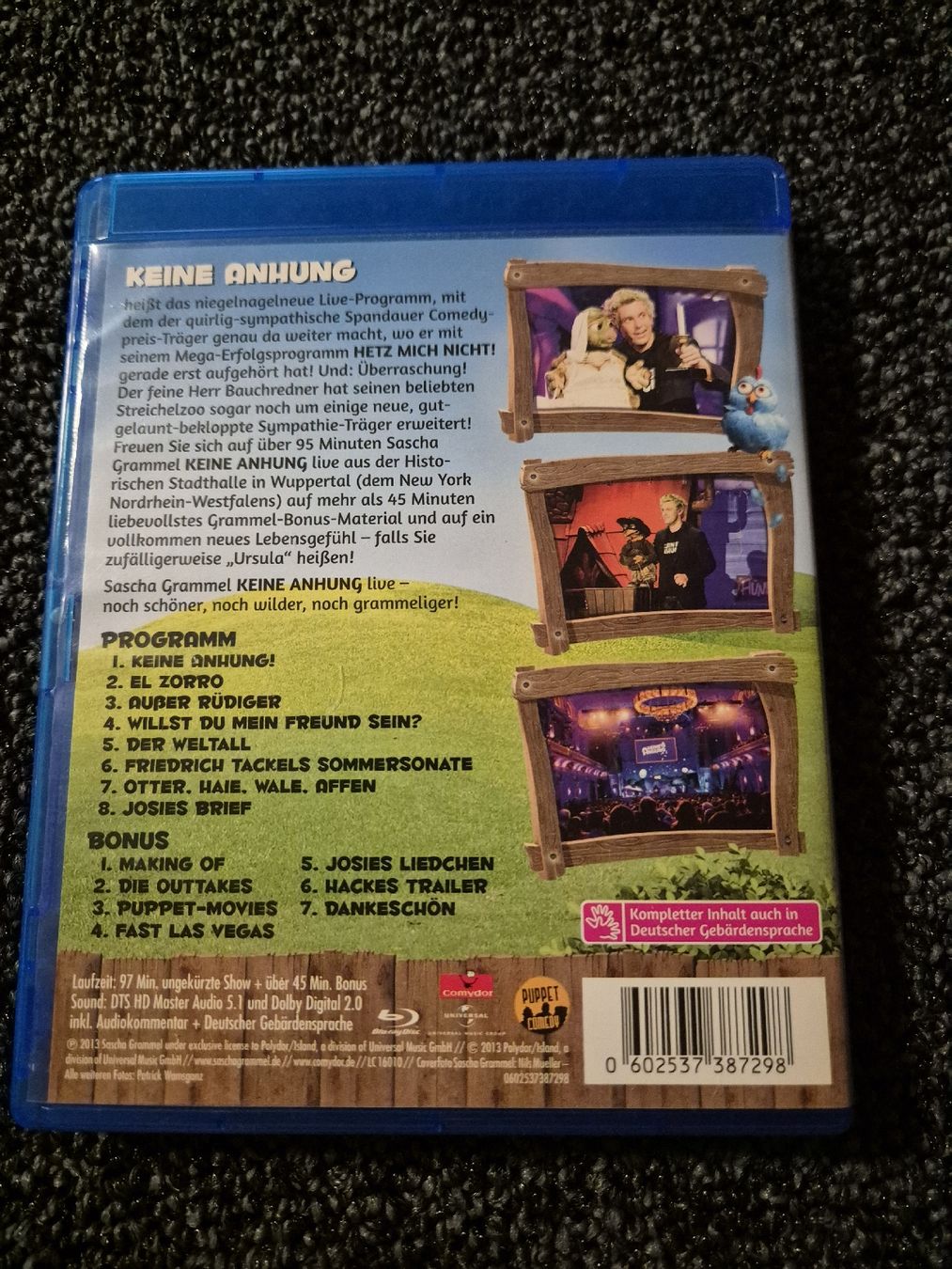 Tutti i DVDs: Sascha Grammel - Keine Ahnung Blu-ray – Usato da Ruswil venduto da jan_bxl5 1