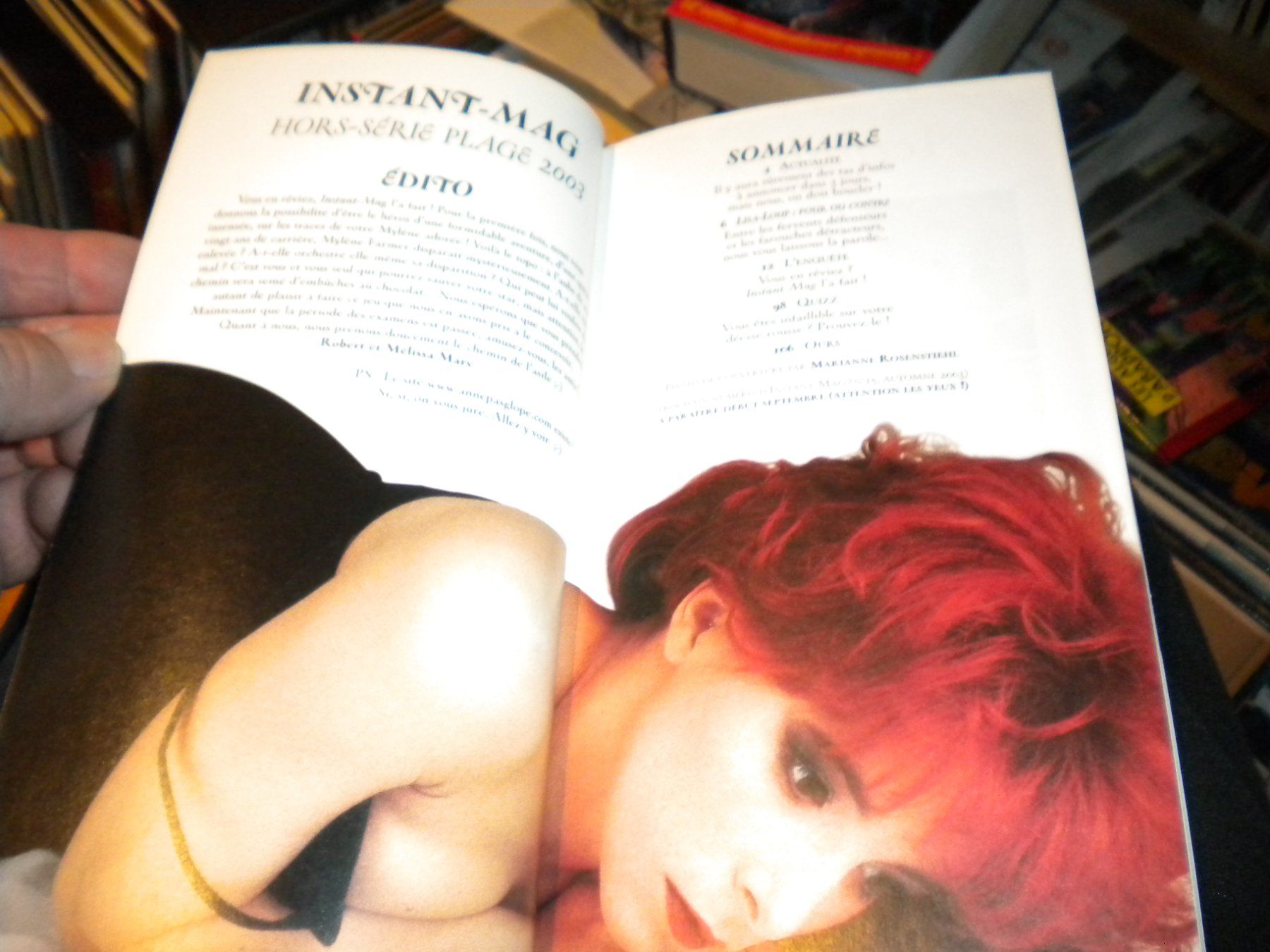 Petit livret instant mag hors série plage mylene Farmer (D'occasion) à ...