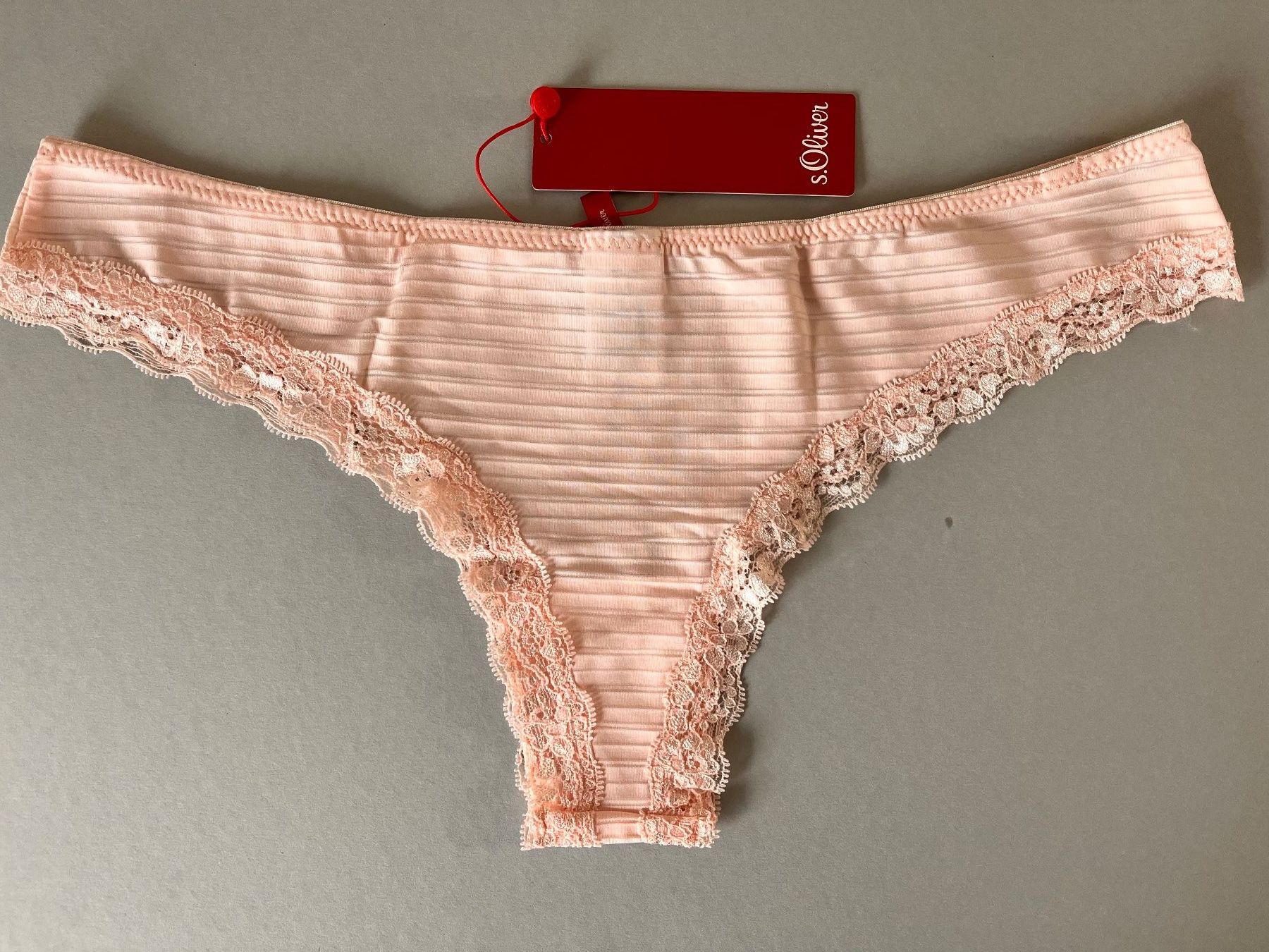 Altra biancheria intima: S. OLIVER, Slip mit Spitzen, Grösse 44/46, Farbe Hellrosa – Nuovo e nell'imballaggio originale da Rudolfstetten venduto da gst_g7xl 4