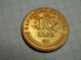 Kroatien  10 Lipa, 1993