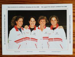 1619) 2 Sportkarten Tennis Fed Cup
