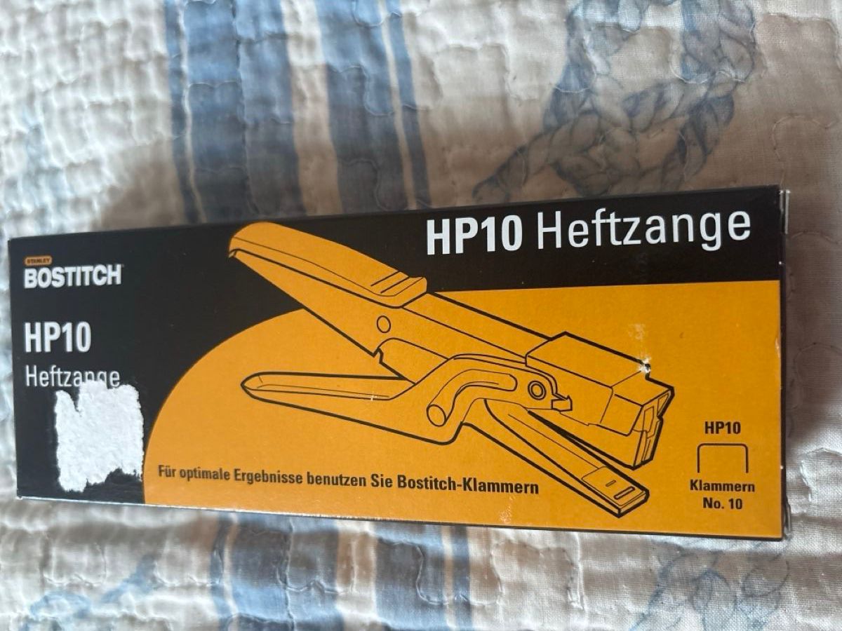 Bostitch Tutti gli attrezzi: Pince agrafeuse Bostitch HP10 Neuve – Nuovo e nell'imballaggio originale da Aigle venduto da Barbiette