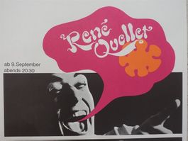 Plakat Kleintheater Luzern: René Quellet