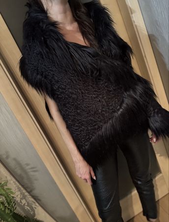 Stella McCartney Faux Fur Vest - Size 40