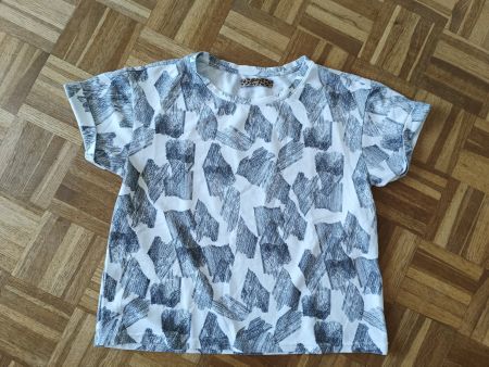 Marisa Damen Sommer Bluse Gr S weiss/schwarz Shirt