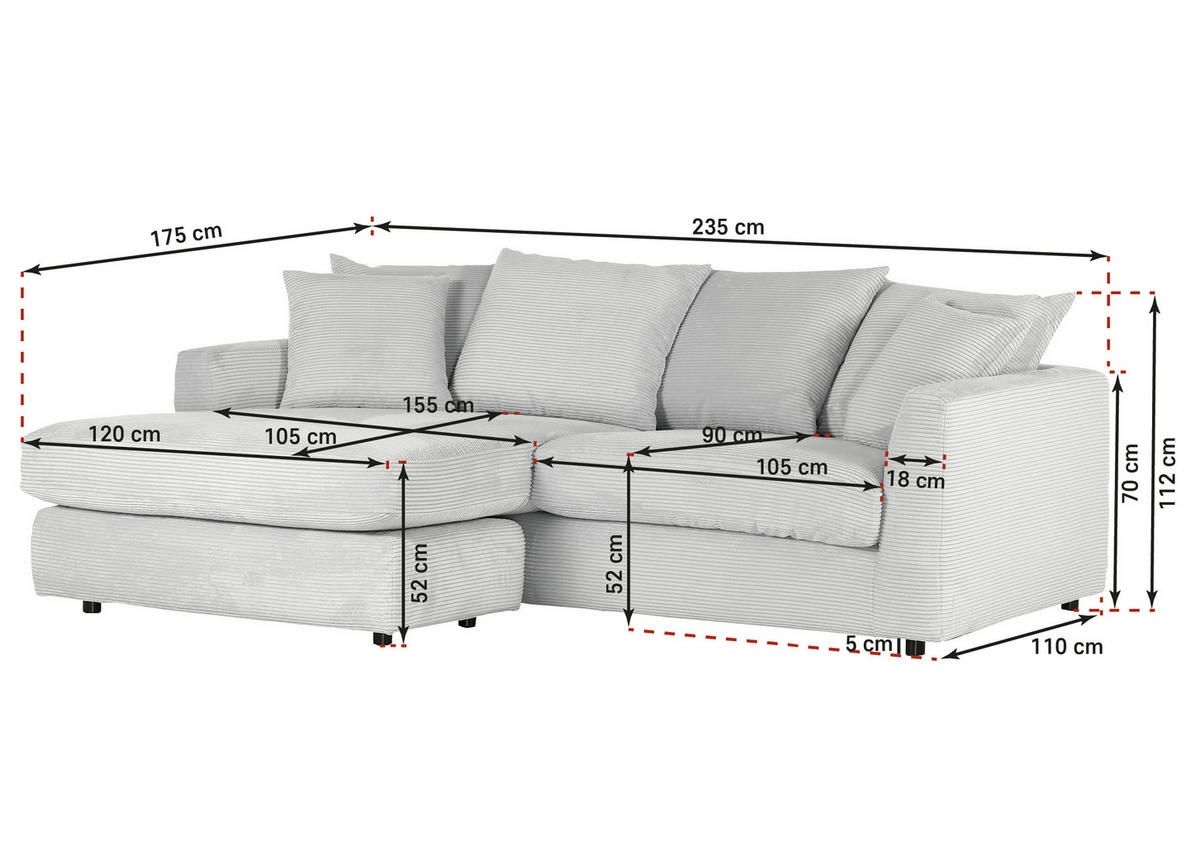 Divani: Wohnlandachaft /Sofa Beige – Usato da Rothenburg venduto da radisli02 4