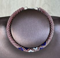 Armband rosa blau - handmade