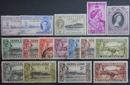 Sierra Leone British ex. Kat. 151-173 */gest. 1938/56