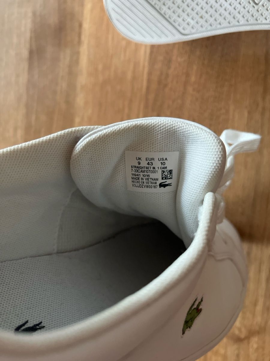 Lacoste Scarpe da uomo: Sneaker Lacoste weiss – Nuovo (secondo la descrizione) da Belp venduto da jon_y6sj 4
