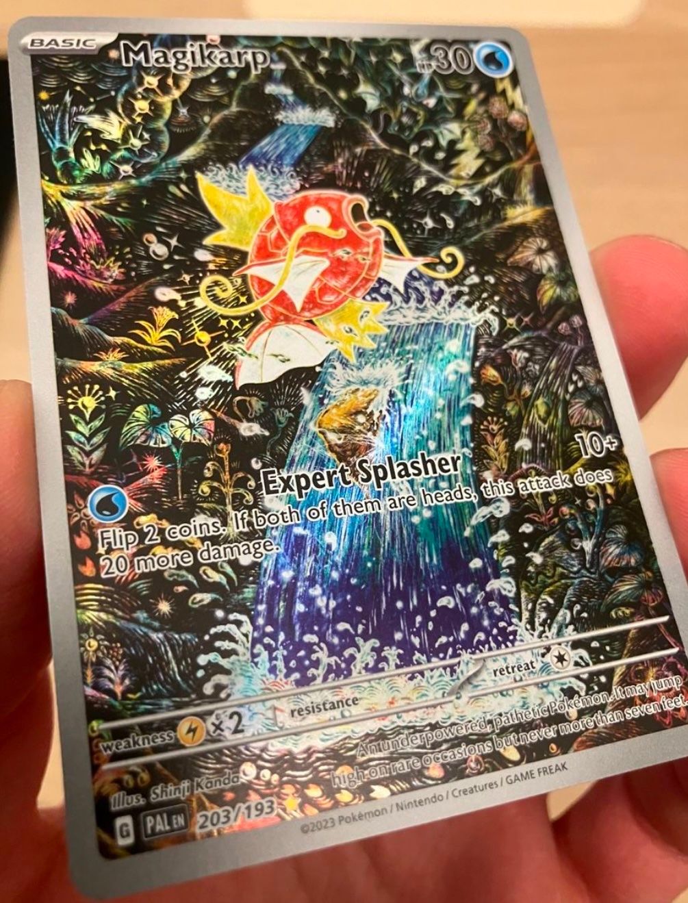 Pokémon Carte collezionabili: Pokémon Magikarp 203 EN Paldea evolved illustration rare – Usato da Villars-tiercelin venduto da  7