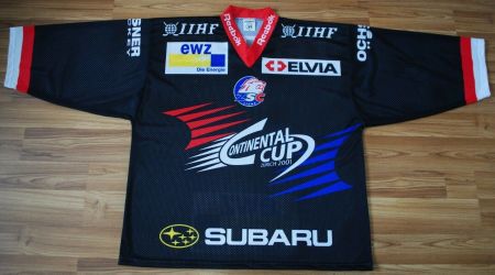 ORIGINAL ZSC LIONS ZÜRCHER SC CONTINENTAL CUP 2001 TRIKOT XL