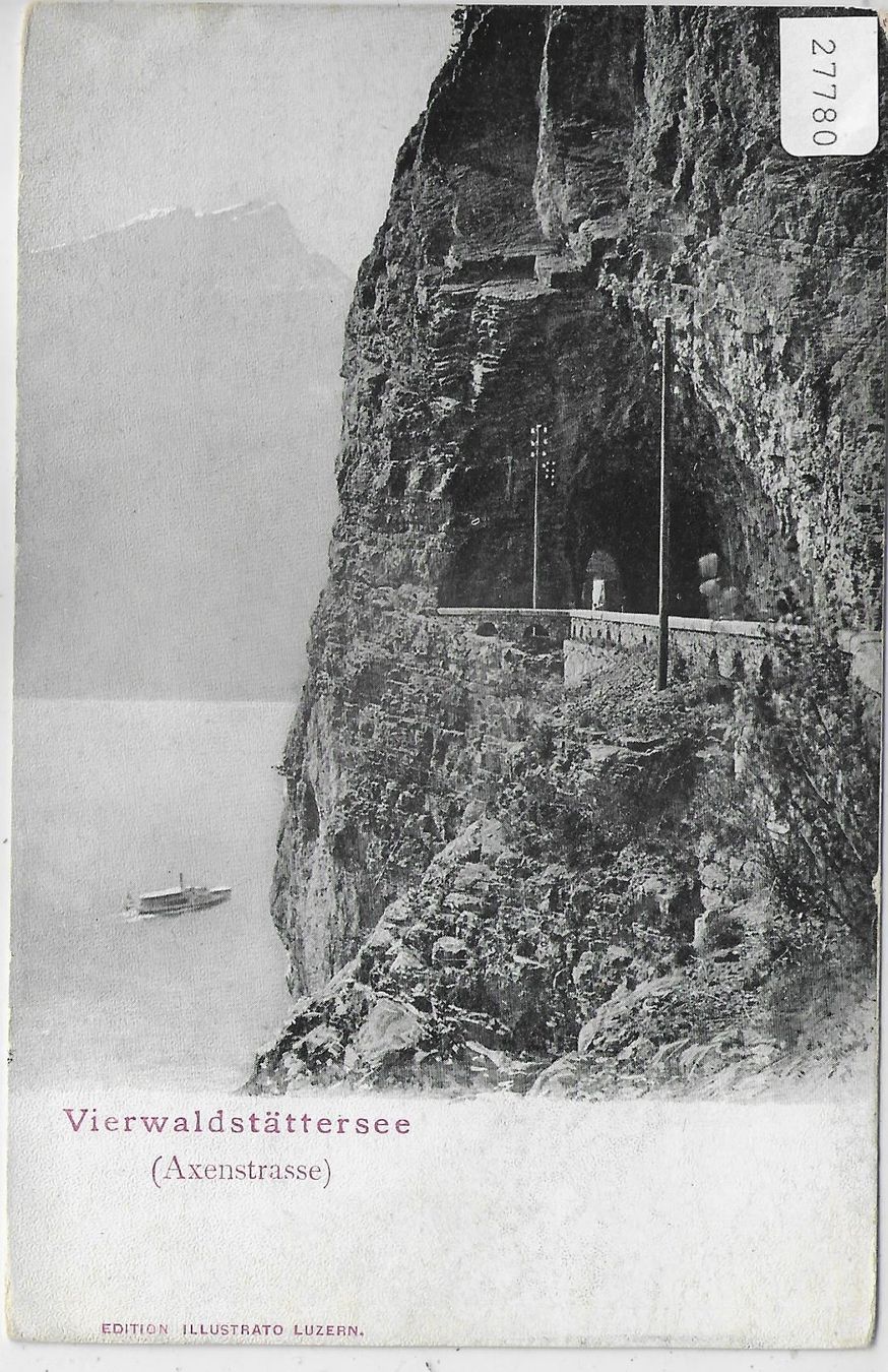 Cartes postales: Vierwaldstättersee - Axenstrasse – D'occasion à Ettingen par Kartenplanet