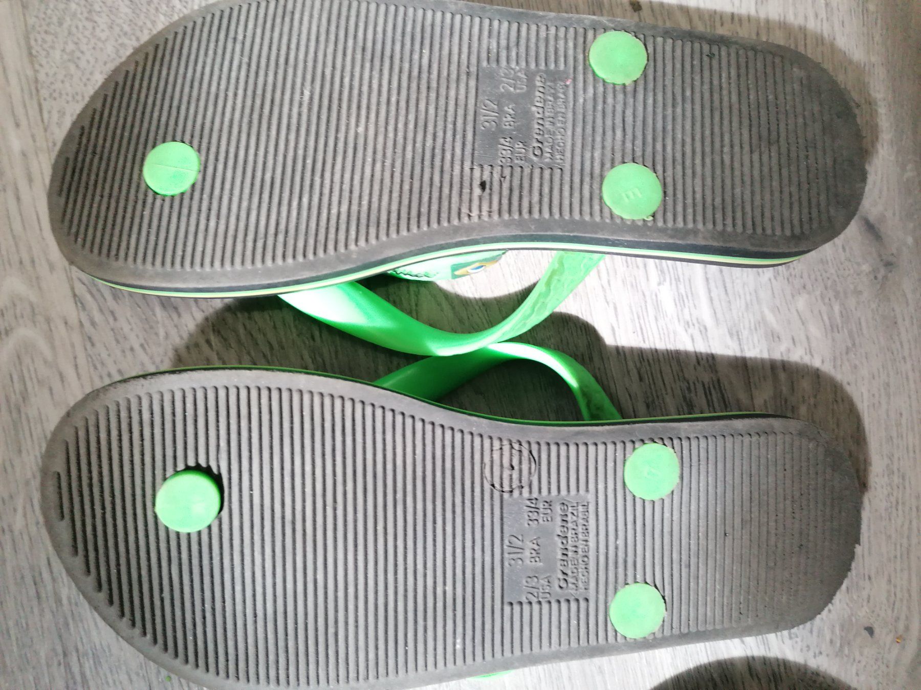Scarpe per ragazzi: Flip-Flop Gr. 31/32 grün-schwarz – Usato da Thalwil venduto da myandine 1
