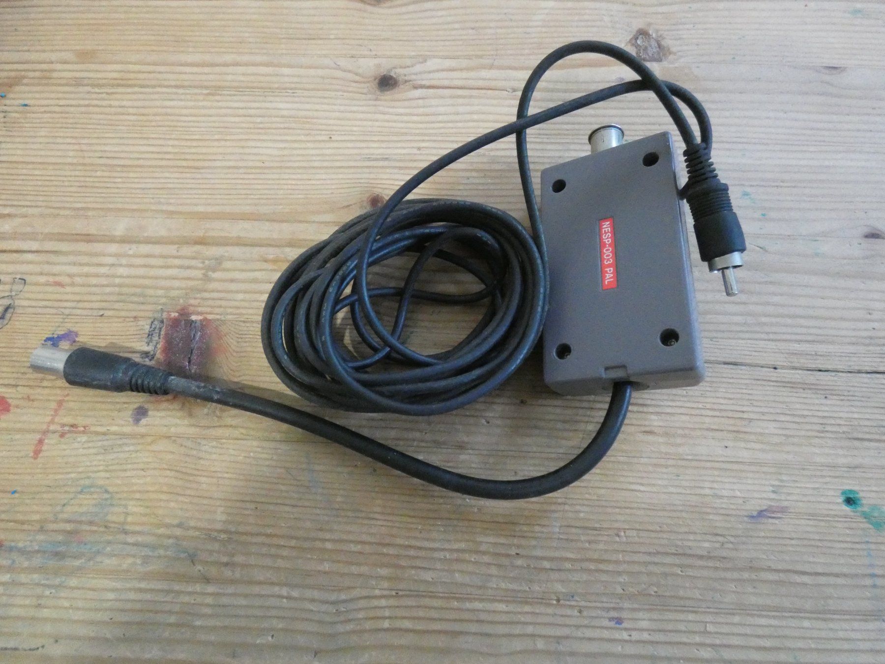 Nintendo NES/ SNES Original AC Stromadapter mit Antennenkabl (Gebraucht ...