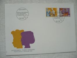 1992 1 FDC Mensch & Beruf II SBK 821 & 822