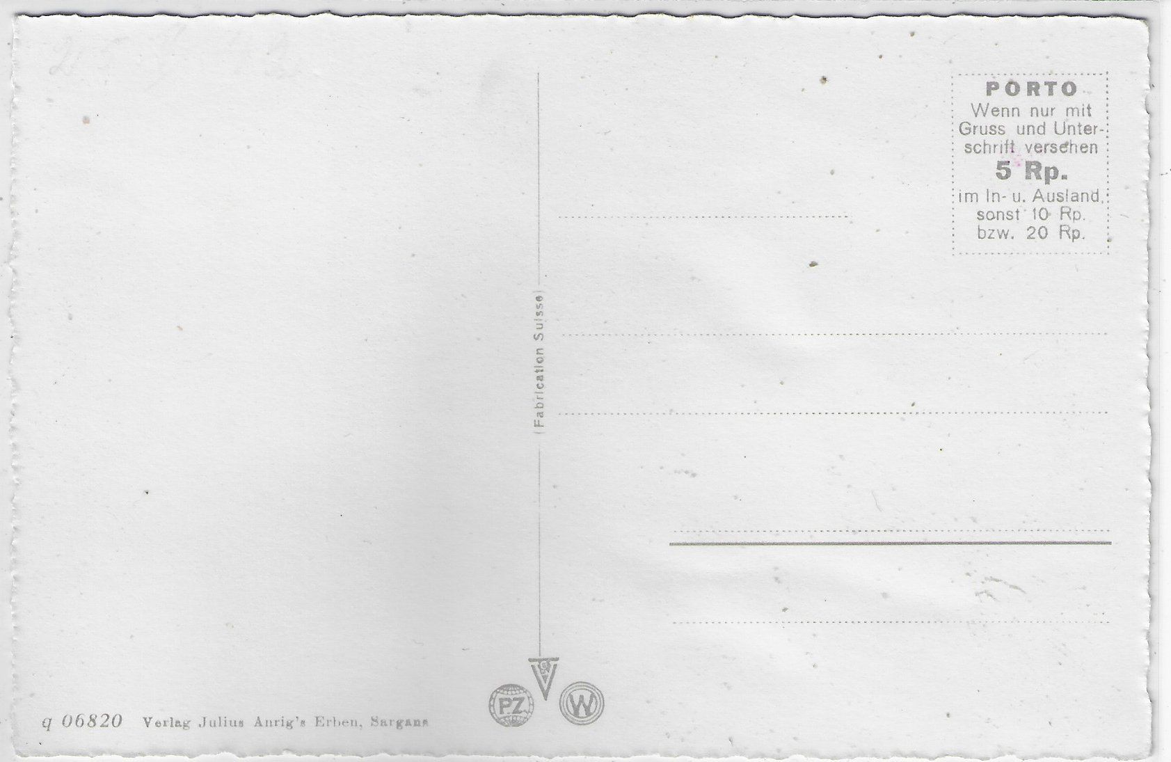 Cartoline postali: Schloss Sargans - Rittersaal – Usato da Ettingen venduto da Kartenplanet 1
