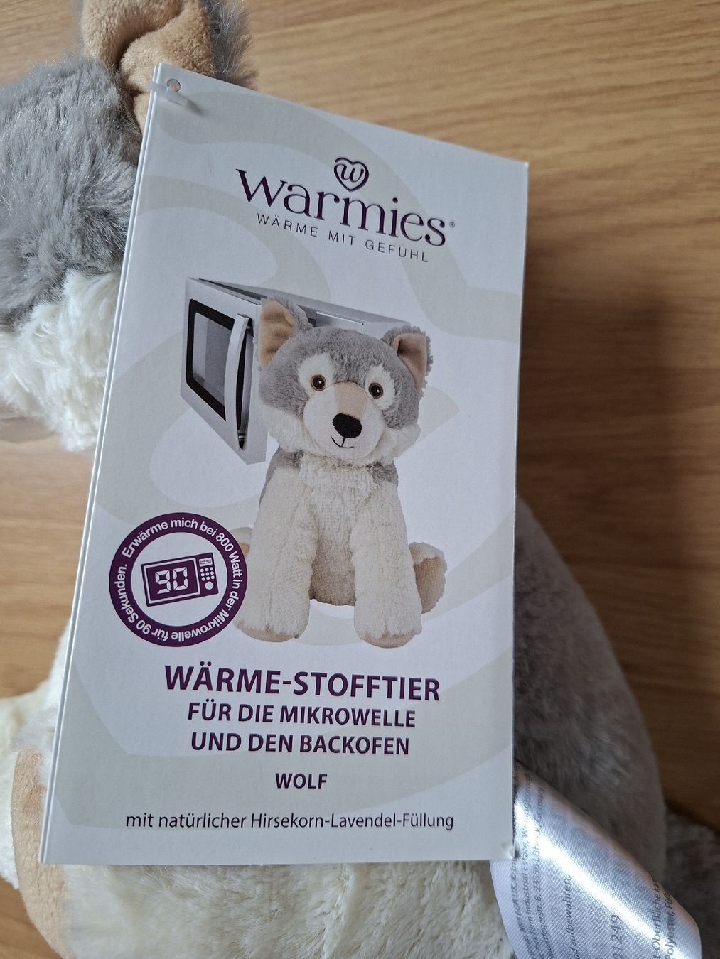 Warmies Sonstige antike Technik & Geräte: Wärme-Stofftier Wolf – Neu und originalverpackt aus Niederried b. Kall von gabber23 3