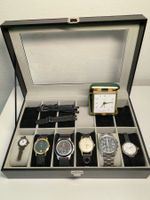 Div Uhren mit Box Alle Laufen aus Uhrensammlung