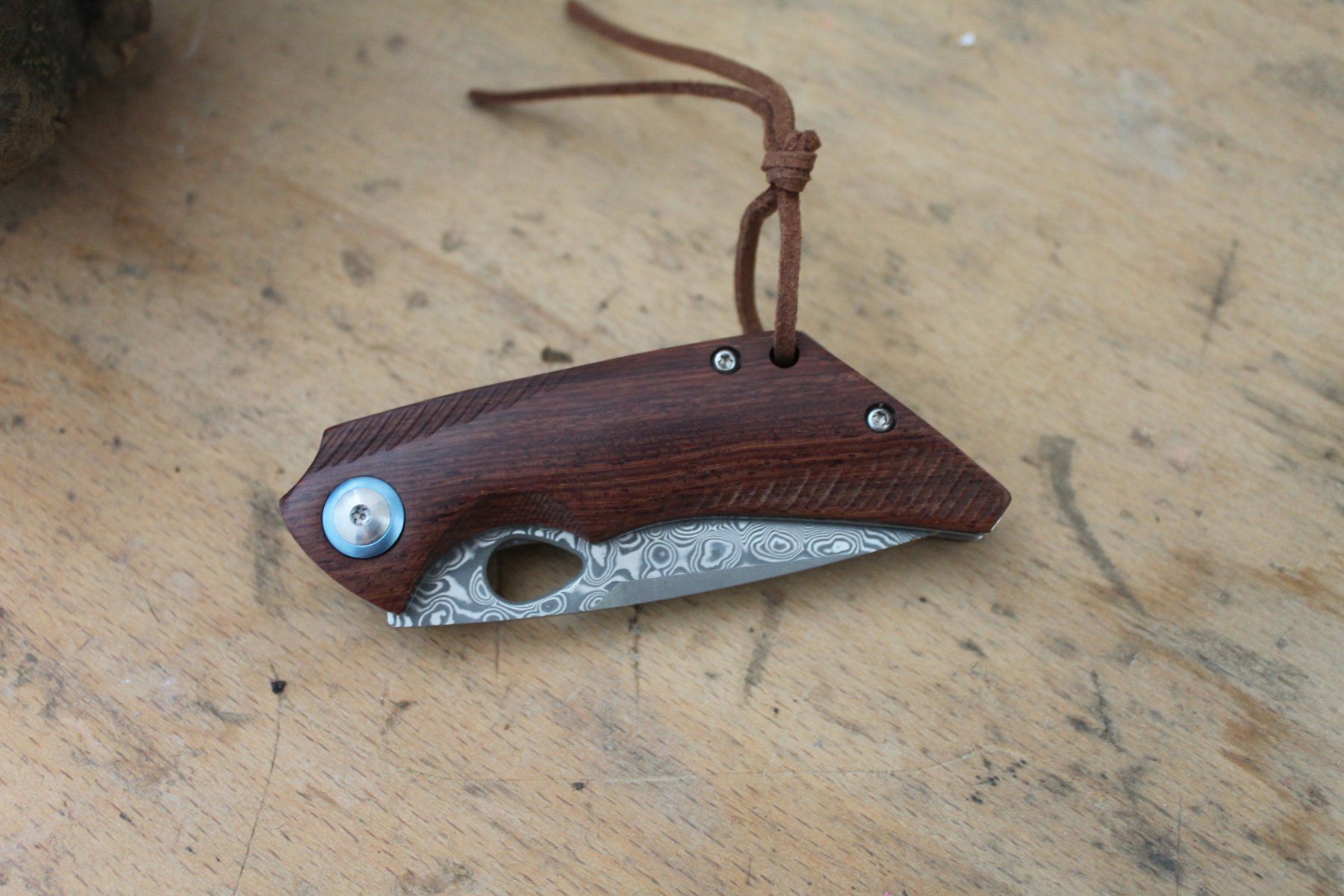 Herbertz Accessori: Herbertz Einhandmesser Damast Eisenholz Selektion – Nuovo (secondo la descrizione) da Lachen SZ venduto da ratata 2