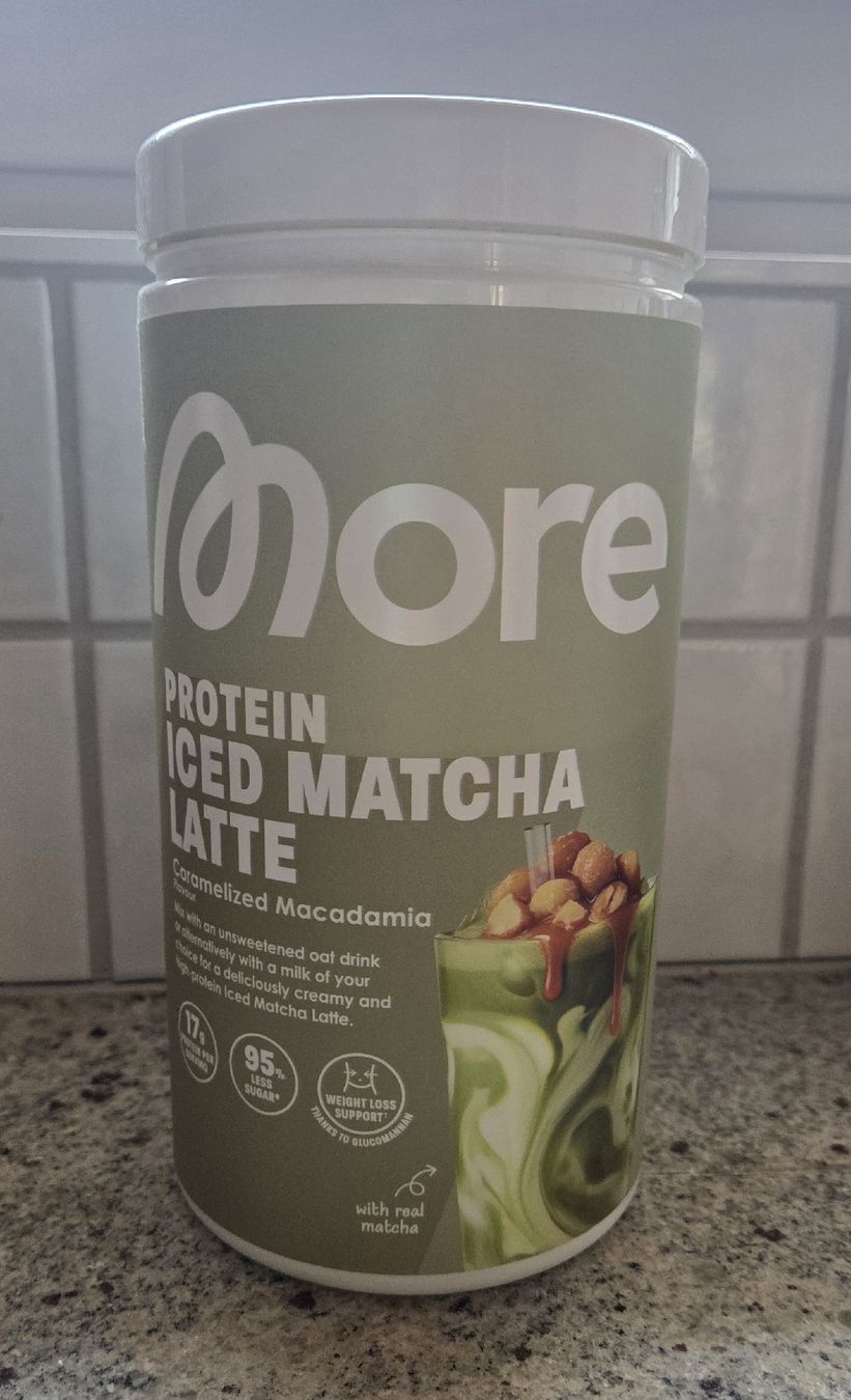 More Nutrition Cibi & Specialità: More Protein Iced Matcha Latte Caramelized Macadamia Pulver – Usato da Ettingen venduto da ssc_dsr2
