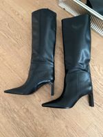 MASSIMO DUTTI Echtleder Stiefel, NEU, schwarz, Gr. 37