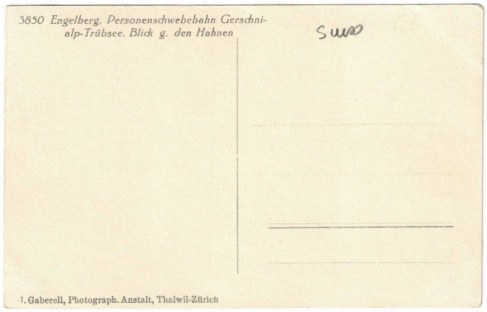 Cartoline postali: Engelberg - Luftseilbahn Gerschnialp--Trübsee – Usato da Binningen venduto da Mountainrider 1