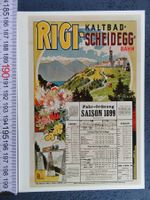 RIGI KALRTBAD-SCHEIDEGG-BERGBAHN SAISON 1899 LU AK REPRO1899