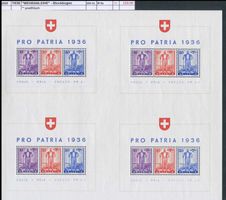 1936 "WEHRANLEIHE" - Blockbogen, ** postfrisch