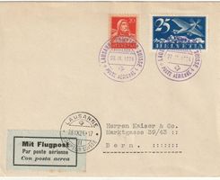 Flugtag Lausanne 1924 Comptoir Suisse, geflogen Lausanne-ZH