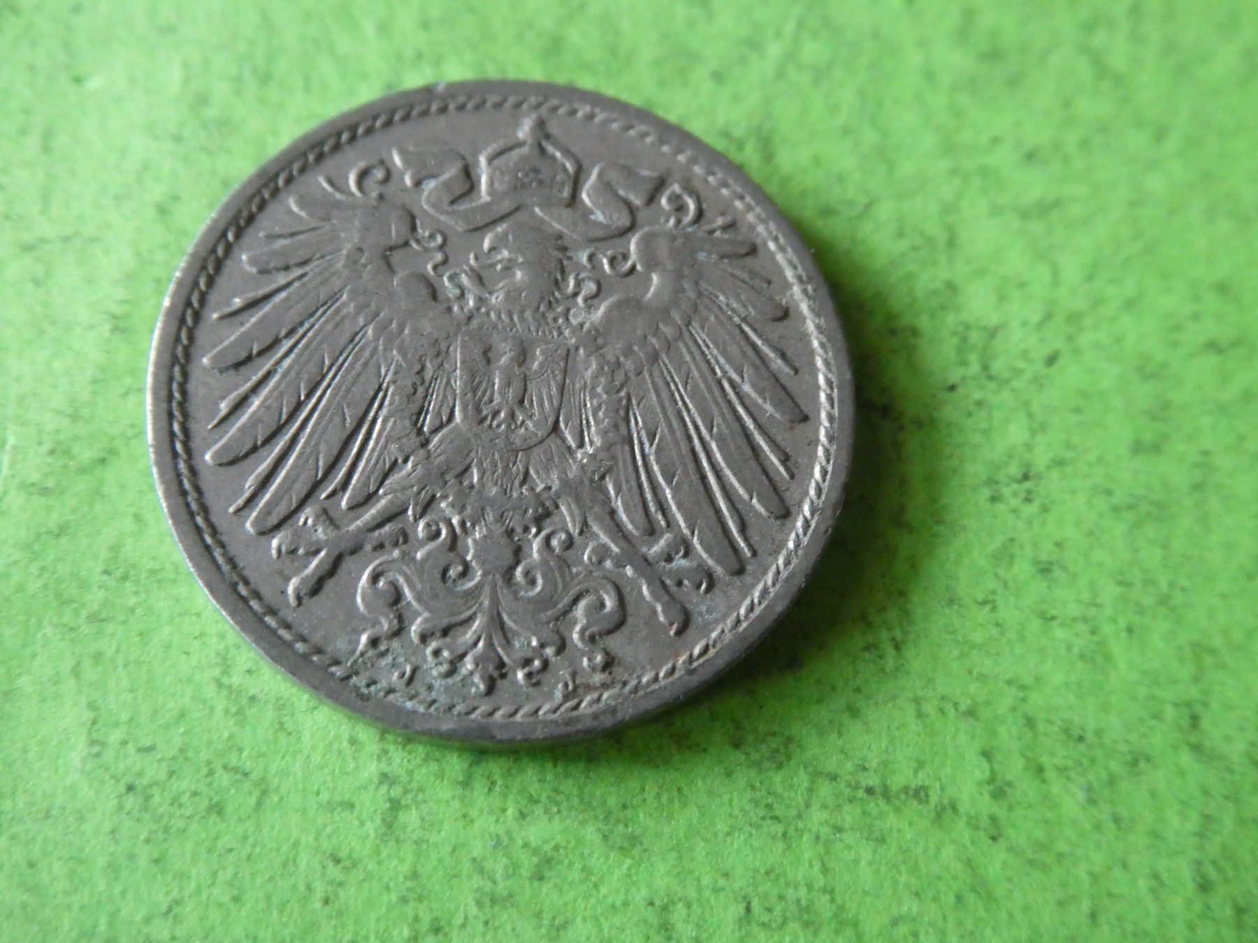 Tutti le monete: Dt. Reich 1906 J,  10 Pfennig – Usato da Hinterforst venduto da Rohusri 1