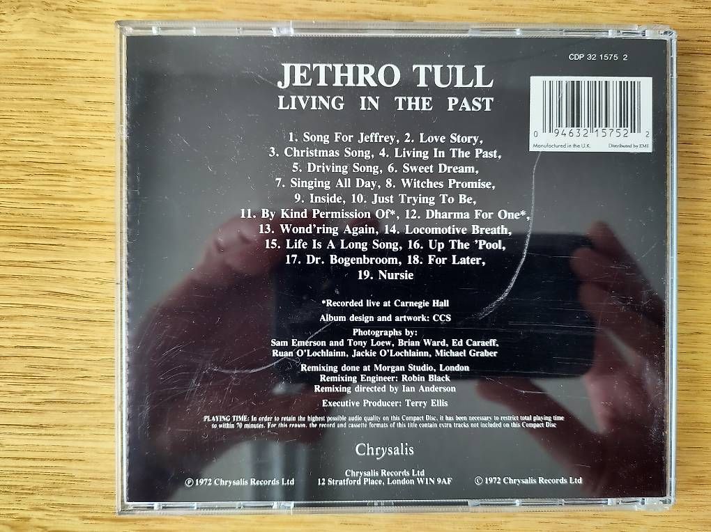 CD: Jethro Tull - Living In The Past – Usato da Birmensdorf ZH venduto da crabalocker67 1