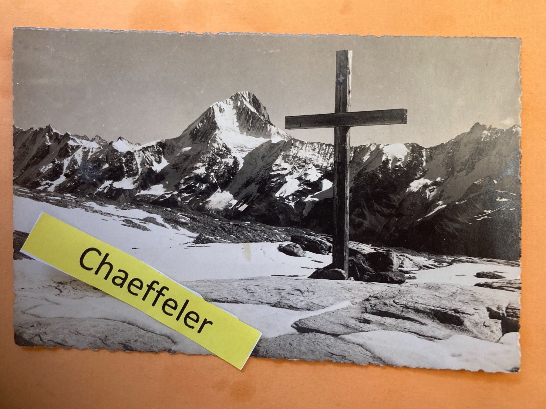 Cartes postales: Lötschenpass-Höhe. Bietschhorn – D'occasion à Zürich par Chaeffeler