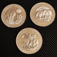 3x1 oz Silber 999 Somalia Elefant