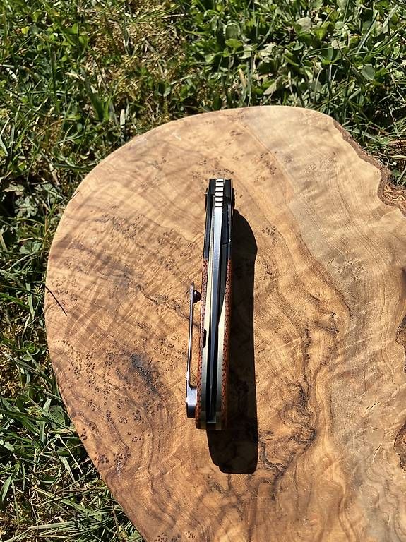 Zubehör: Andre Thorburn M390 Front Flipper Handmade Titan Carbon – Gebraucht aus Feuerthalen von Chevy220 3