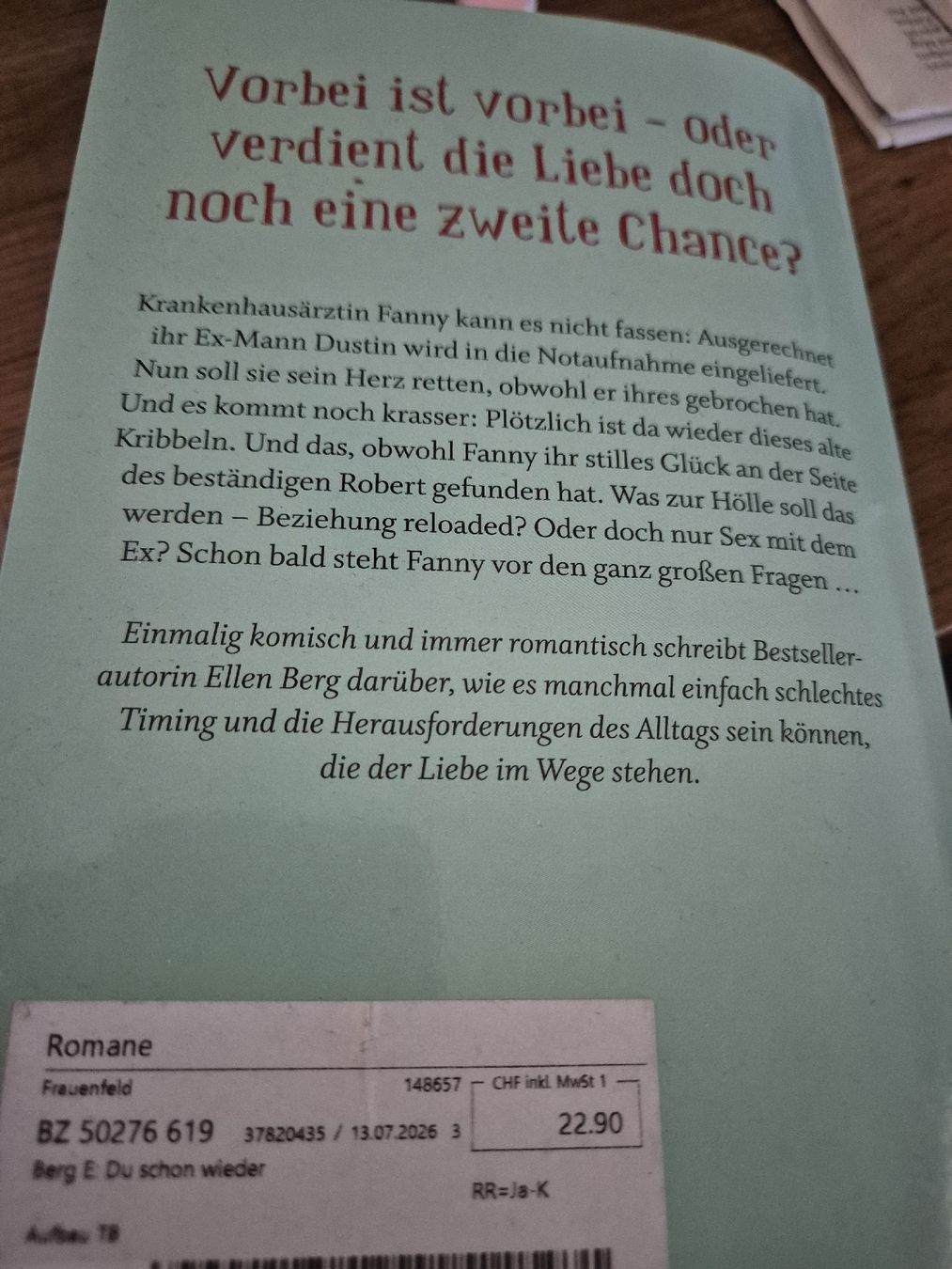 Bücher: Ellen Berg - Du schon wieder  – Gebraucht aus Frauenfeld von Redlady2088 1
