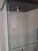 Glasvitrine mit Beleuchtung dunkel gebraucht von Ikea
