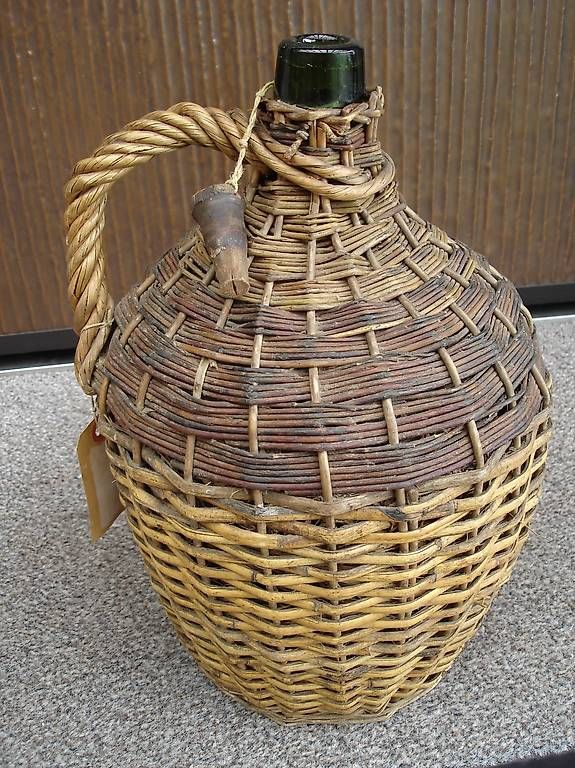 Tutte le decorazioni: Korbflasche, Vintage, Vase;  urs5352 – Usato da Boppelsen venduto da urs5352 3