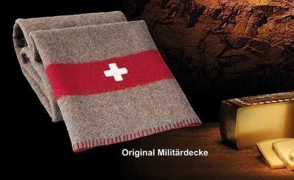 Cuscini: Original Militärdecke Eskimo – Nuovo e nell'imballaggio originale da Bischofszell venduto da deluxe-moebel
