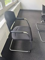 Giroflex Freischwingerstühle S16 mit Armlehne und Rollen