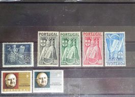 PORTUGAL: Des timbres neufs **/*/(*), 1946–1965, 4 photos