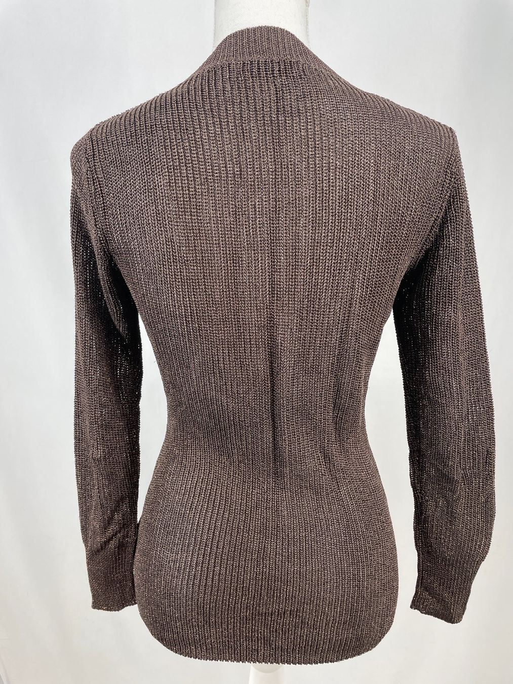 Tops: JUST WOMAN Pull en maille marron – D'occasion à Lausanne par PlusValue_Lausanne 1