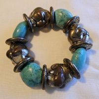 Vintage Türkis Silber Armband