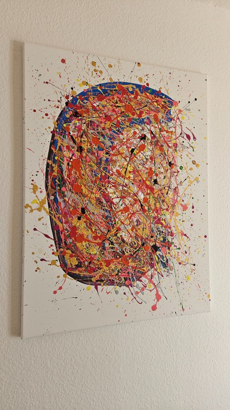 Gemälde: Tableau abstrait unique, parfait pour décorer votre intér... – Neu (gemäss Beschreibung) aus Le Locle von fab_c9hh 2