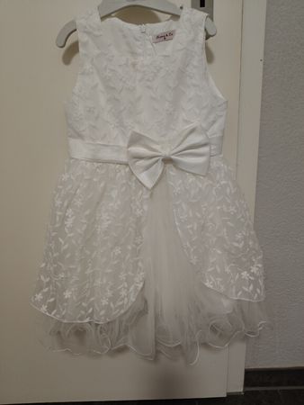 Robe de cérémonie blanche, taille 6 ans, bon état