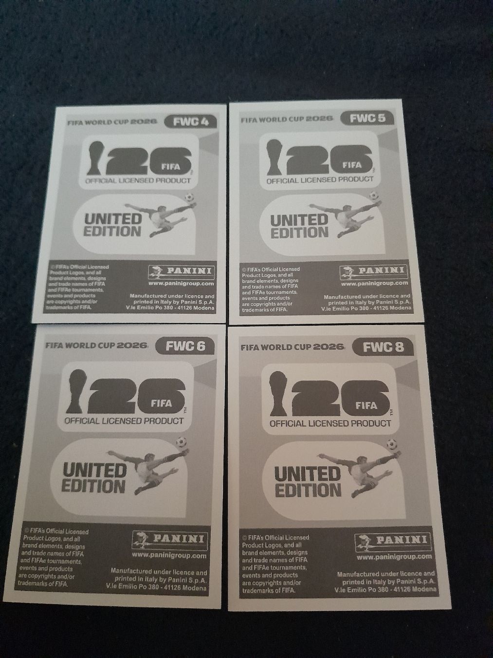 Panini Carte collezionabili: Panini WM 2026 Sticker 4 Stk. FWC – Nuovo (secondo la descrizione) da oekingen venduto da beauty1964 1