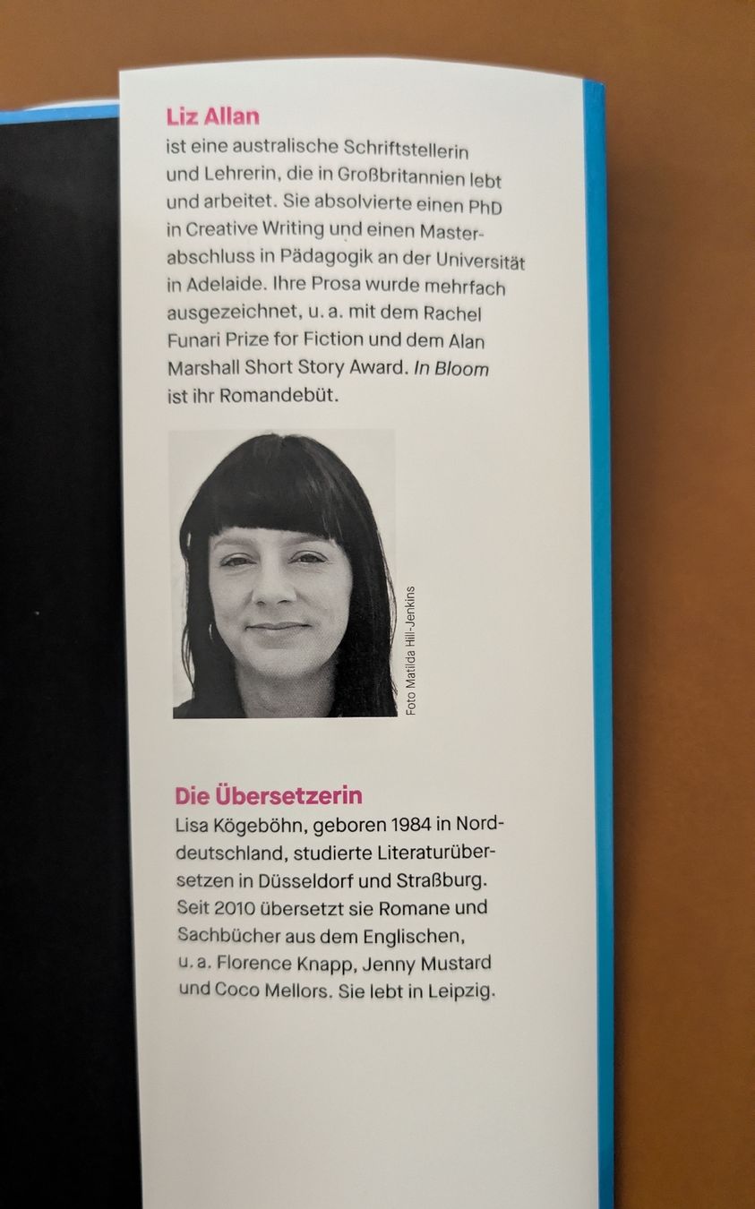 Bücher: Roman In Bloom von Liz Allan – Gebraucht aus Wädenswil von coconut1289 4