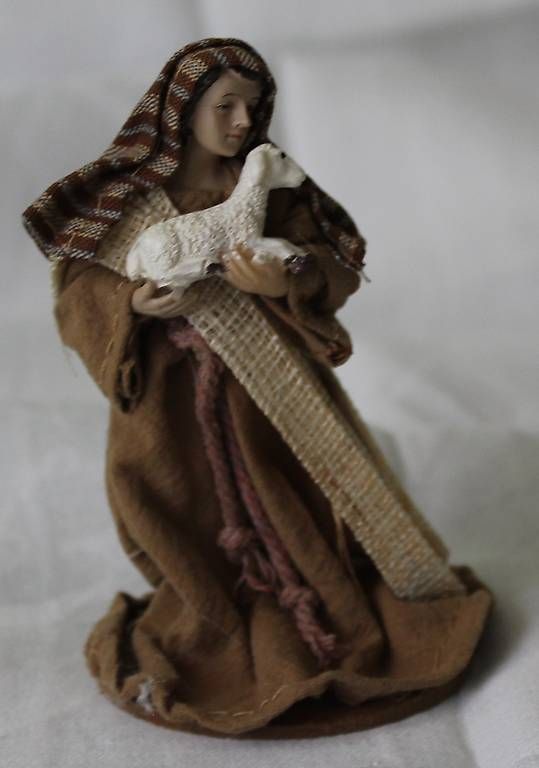 Figuren: Ankleidefigur Hirte mit Lamm – Gebraucht aus Moosseedorf von Tigerlily1