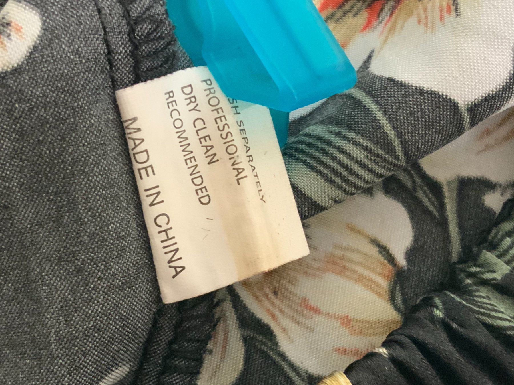 Pantaloni: Pyjama Hose Schwarz Blumenmuster Grösse M Polyester – Nuovo (secondo la descrizione) da Wallisellen venduto da ASZT 3